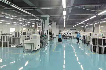 10條SMT高速貼裝線，1000萬(wàn)點(diǎn)日貼裝能力。